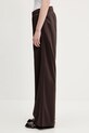 Martine Rose spodnie Wide Leg Track 167JT12700 brązowy SS25