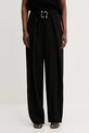 Sportmax spodnie Berard high czarny 2512131031600
