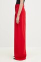 Sportmax spodnie wełniane Abadan 2512131041600 czerwony SS25