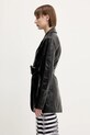 Кожено сако Sportmax Teoria 2512441011600 черен SS25