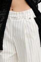 Pedro del Hierro pantaloni din amestec de in bej 7609760
