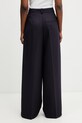 Odzież Anine Bing Lou Trouser spodnie z dodatkiem wełny damskie A.03.10389 granatowy