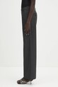 Our Legacy pantaloni de lana Unveil W2254UP negru SS25