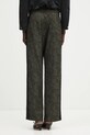 Odzież Wales Bonner spodnie Ocean WS25TR14.VI01.899 zielony