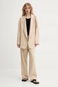 MMC STUDIO spodnie LINEN.MMC beżowy SS25
