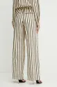 Forte Forte spodnie 13852.my.pants beżowy SS25