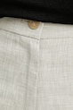 Nohavice s prímesou ľanu Forte Forte béžová 13819.my.pants