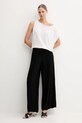 United Colors of Benetton pantaloni 4VW95F00C negru SS25