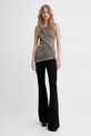 Rick Owens Lilies pantaloni LI01E4338JCVS negru SS25