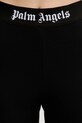 Βαμβακερό παντελόνι Palm Angels Classic Logo Tape μαύρο PWCH017C99FLE0011010