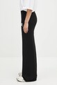Панталон с вълна Palm Angels Palms Knit PWHG035S25KNI0011003 черен SS25
