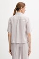 Дрехи Ленен панталон Sisley 4AGHLF06U сив