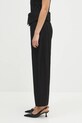 JW Anderson spodnie z domieszką jedwabiu Fold Over TR0394.PG1684.999 czarny SS25