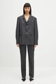 Μάλλινα παντελόνια JW Anderson Straight Leg Tailored TR0400.PG1695.945 γκρί