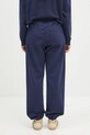 Odzież Sporty & Rich spodnie dresowe bawełniane Vendome Embroidered PA036606231BL106 granatowy