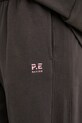 P.E Nation spodnie dresowe bawełniane Adventure szary 243P408