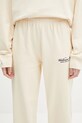 Бавовняні спортивні штани Sporty & Rich Wellness Club Mc Embroidered бежевий PA036620081CR01