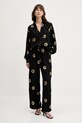 Never Fully Dressed spodnie NFDTR490 czarny SS25
