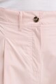 Weekend Max Mara pantaloni de bumbac roz 2515131013600