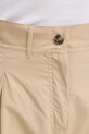 Weekend Max Mara pantaloni de bumbac bej 2515131013600