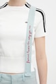 Μάλλινο παντελόνι Fiorucci Embroidered Suspender μπλε W02SPBPA183WO01BL02
