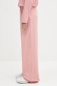 Спортивні штани Pangaia DNA Double Jersey Pleated Trousers 10002356 рожевий SS25