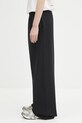Donji dio trenirke Pangaia DNA Double Jersey Pleated Trousers 10002356 crna SS25