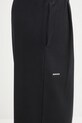 Donji dio trenirke Pangaia DNA Double Jersey Pleated Trousers crna 10002356