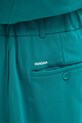 Pangaia pantaloni in cotone DNA Interlock Trousers turchese 10002446