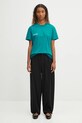 Pangaia pantaloni in cotone DNA Interlock Trousers 10002446 nero