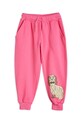 Детские хлопковые штаны Mini Rodini Dashing dog хлопок розовый 1100005828