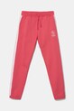 Guess pantaloni de trening din bumbac pentru copii bumbac roz J5RQ11.KAD74.PPYA