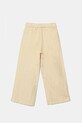 Guess pantaloni cu amestec de in pentru copii J5GB08.WG5G0.PPYA bej SS25