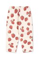 Detské bavlnené nohavice Konges Sløjd FEN PANTS GOTS KS102279 béžová SS25