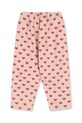Băieți Konges Sløjd pantaloni de bumbac pentru copii FEN PANTS GOTS KS102279 roz