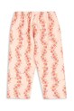 Konges Sløjd pantaloni de bumbac pentru copii COCO PANTS GOTS KS102276 roz SS25