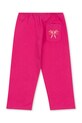 Dievča Detské bavlnené nohavice Konges Sløjd BABETTE PANTS GOTS KS102560 ružová