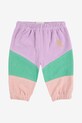 Bobo Choses pantaloni de trening pentru bebeluși 125AB056 violet SS25
