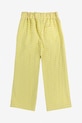 Девочка Детские брюки Bobo Choses 125AC082 жёлтый