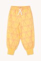 Tinycottons spodnie dresowe dziecięce BOWS SWEATPANT z elastanem żółty SS25.057