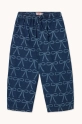 Tinycottons spodnie dziecięce BOWS PANT nadruk niebieski SS25.237