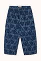 Tinycottons pantaloni copii BOWS PANT cu modele albastru SS25.237