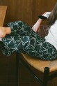 Dievča Detské nohavice Tinycottons BOWS PANT SS25.237 modrá