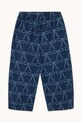 Detské nohavice Tinycottons BOWS PANT SS25.237 modrá SS25