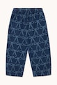 Tinycottons pantaloni copii BOWS PANT SS25.237 albastru SS25