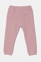 United Colors of Benetton pantaloni de trening din bumbac pentru copii 3J70GF01N.P.Season.PPYA roz SS25