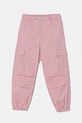 United Colors of Benetton pantaloni copii panza roz 4L2VCF046.G.Seasonal