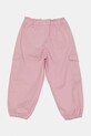 Otroške hlače United Colors of Benetton 4L2VGF028.P.Seasonal roza SS25