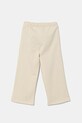 United Colors of Benetton pantaloni de trening din bumbac pentru copii 3UNIGF04P.P.Seasonal bej SS25
