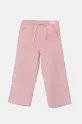 United Colors of Benetton pantaloni de trening din bumbac pentru copii bumbac roz 3UNIGF04P.P.Seasonal